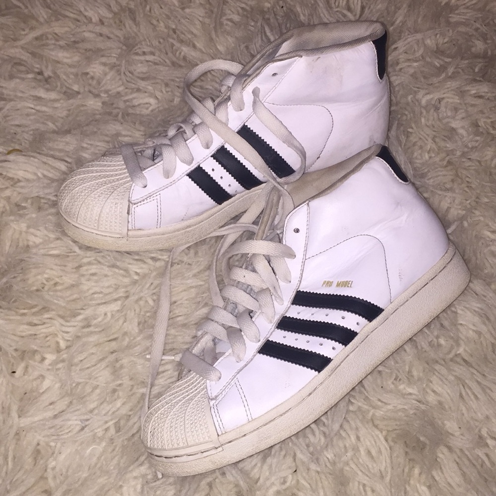 Vintage Adidas Superstar High Top